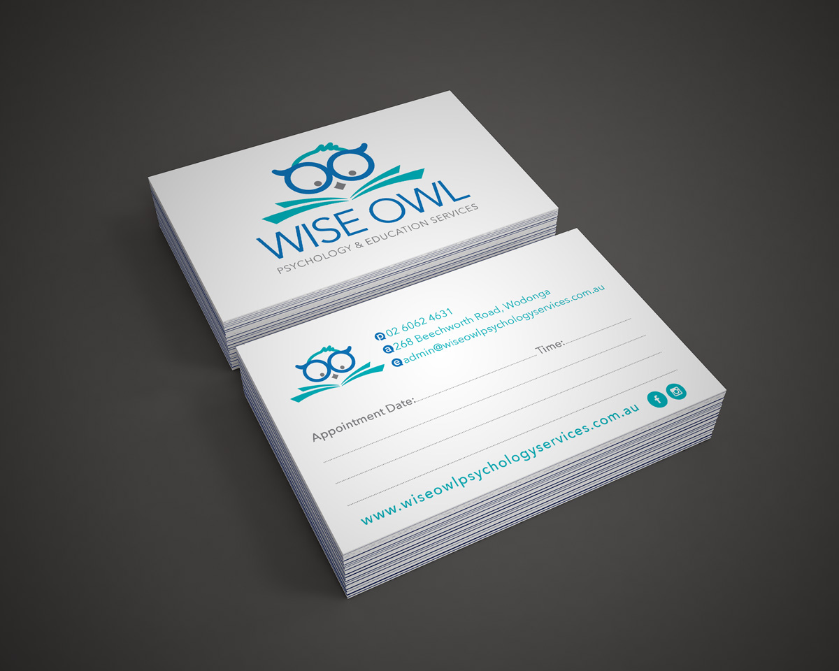 Wise Owl Business Card Design